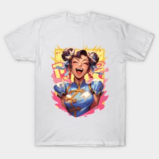 HAPPY SLAPPIN HIME - STREET FIGHTER | Gaming Anime Manga Pop Art Illustration Artwork | PROUD OTAKU T-Shirt